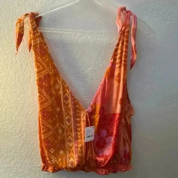 🆕 Free People Lemonade Combo Tied To You Tank S🆕 - Picture 6 of 13